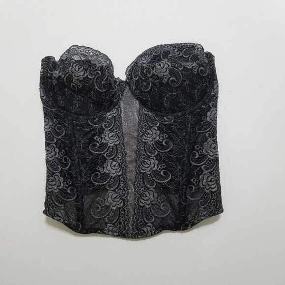 VTG Natori Corset Lined Underwire Floral Size 36C - Picture 1 of 10
